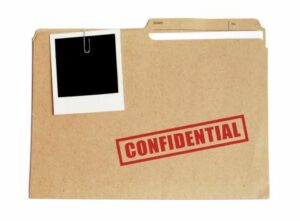 Image of a confidential file manager.